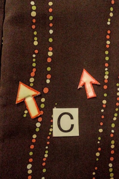 Photo16: P0109O Vintage Japanese kimono Dark Brown HAORI short jacket for women / Silk. Dot (Grade C) (16)