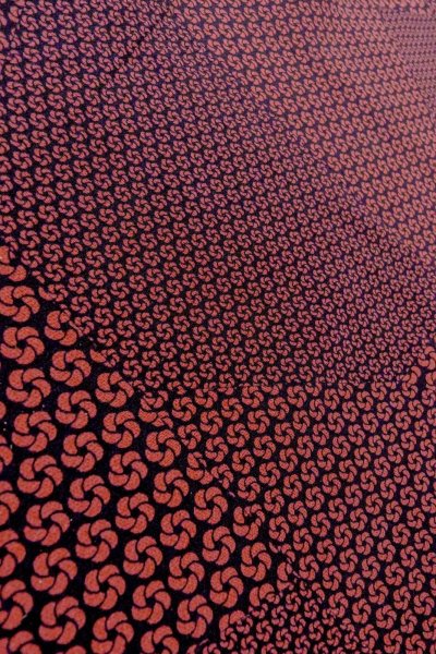 Photo8: Mint P0109U Vintage Japanese kimono Black HAORI short jacket for women / Silk. Flower (Grade A) (8)