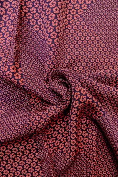 Photo10: Mint P0109U Vintage Japanese kimono Black HAORI short jacket for women / Silk. Flower (Grade A) (10)