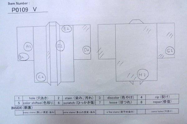 Photo13: P0109V Vintage Japanese kimono Light Pink HAORI short jacket for women / Silk. Gap in a cloud (Grade C) (13)
