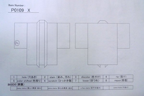 Photo13: P0109X Vintage Japanese kimono Dark Brownish Dark Red HAORI short jacket for women / Silk. Mountain (Grade B) (13)