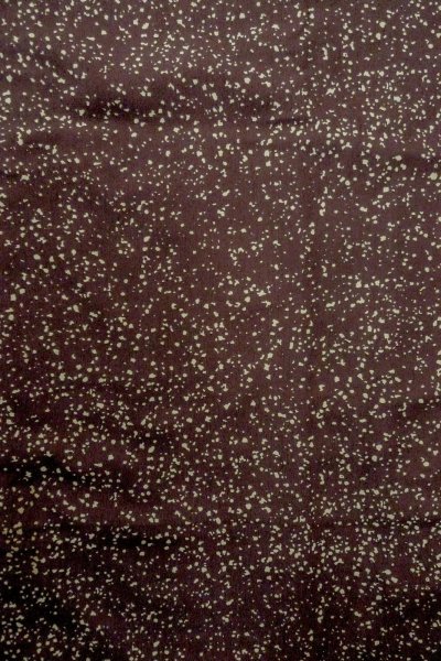 Photo4: P0109Y Vintage Japanese kimono Dark Purple HAORI short jacket for women / Synthetic. Dot (Grade B) (4)