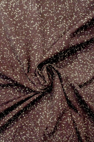 Photo9: P0109Y Vintage Japanese kimono Dark Purple HAORI short jacket for women / Synthetic. Dot (Grade B) (9)