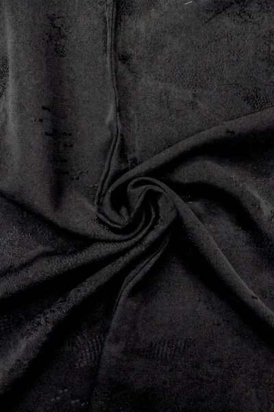 Photo12: P0110D Vintage Japanese kimono Black HAORI short jacket for women / Silk. (Grade B) (12)