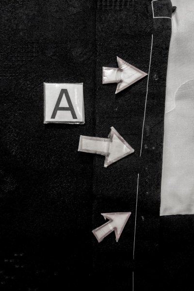 Photo15: P0110D Vintage Japanese kimono Black HAORI short jacket for women / Silk. (Grade B) (15)