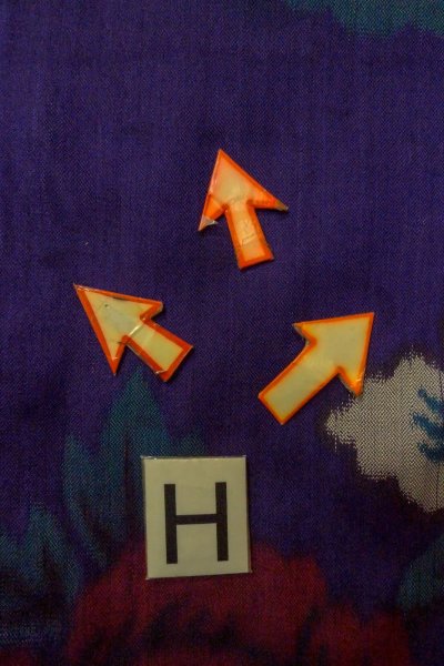 Photo21: P0120F Antique Japanese kimono Dark Purple HAORI short jacket for women / Silk. Peony (Grade C) (21)