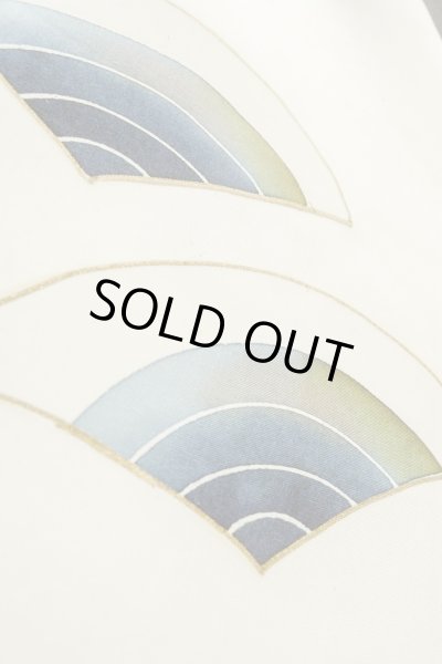 Photo12: P0123A Vintage Japanese kimono Black Kimono for Boys for men / Silk. Pine tree/branch/needle, Set with P0123B (Grade B) (12)