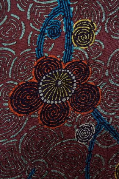 Photo7: P0123C Antique Japanese kimono Reddish Purple HAORI short jacket for women / Silk. UME plum bloom (Grade D) (7)