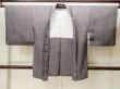 Photo1: P0123F Vintage Japanese kimono Grayish Pale Purple HAORI short jacket for women / Silk. Lozenges (Grade C) (1)