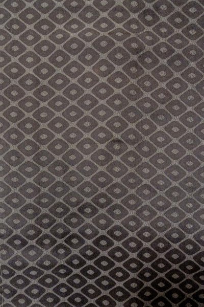 Photo4: P0123F Vintage Japanese kimono Grayish Pale Purple HAORI short jacket for women / Silk. Lozenges (Grade C) (4)