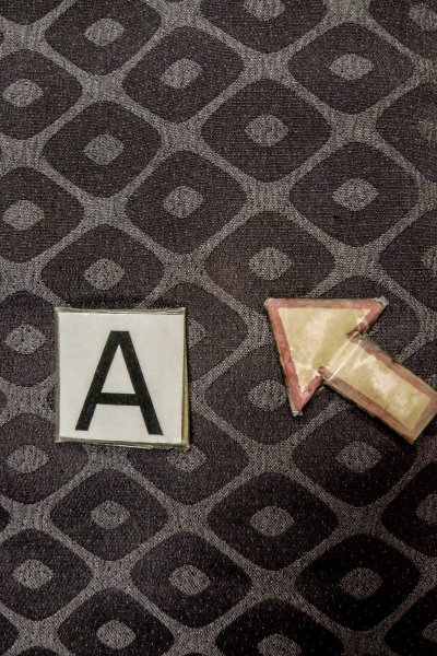 Photo13: P0123F Vintage Japanese kimono Grayish Pale Purple HAORI short jacket for women / Silk. Lozenges (Grade C) (13)