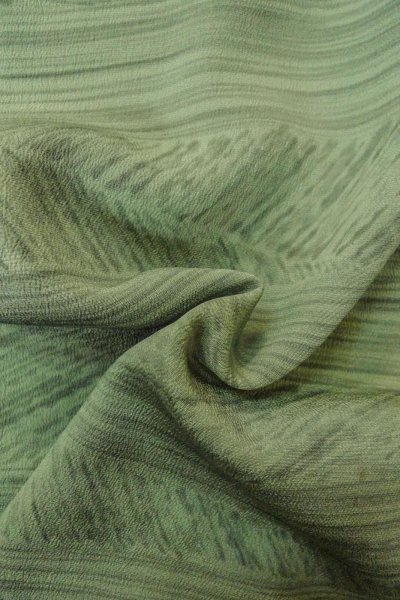 Photo12: P0123H Vintage Japanese kimono Pale Grayish Teal HAORI short jacket for women / Silk. Line (Grade C) (12)