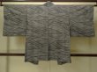Photo2: P0123I Vintage Japanese kimono Black HAORI short jacket for women / Silk. Triangle (Grade B) (2)