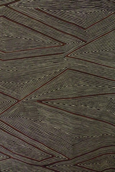 Photo3: P0123I Vintage Japanese kimono Black HAORI short jacket for women / Silk. Triangle (Grade B) (3)