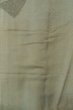 Photo4: P0123P Vintage Japanese kimono Light Bluish Gray HAORI short jacket for women / Silk. (Grade C) (4)