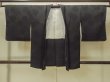 Photo1: Mint P0123U Vintage Japanese kimono Black HAORI short jacket for women / Silk. (Grade A) (1)