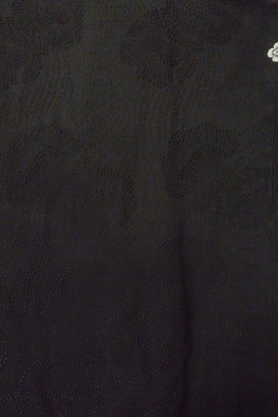 Photo3: Mint P0123U Vintage Japanese kimono Black HAORI short jacket for women / Silk. (Grade A) (3)