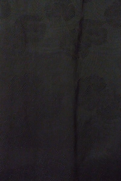 Photo4: Mint P0123U Vintage Japanese kimono Black HAORI short jacket for women / Silk. (Grade A) (4)