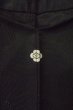 Photo5: Mint P0123U Vintage Japanese kimono Black HAORI short jacket for women / Silk. (Grade A) (5)