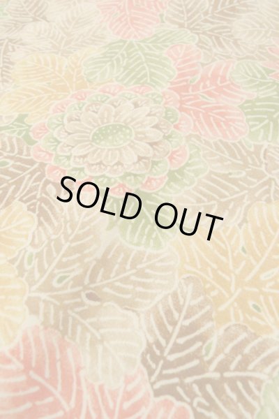 Photo8: Mint P0123V Vintage Japanese kimono Multi Color HAORI short jacket for women / Silk. Flower (Grade A) (8)