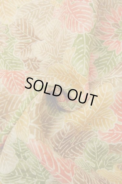 Photo12: Mint P0123V Vintage Japanese kimono Multi Color HAORI short jacket for women / Silk. Flower (Grade A) (12)