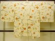 Photo2: P0123X Vintage Japanese kimono Light Beige HAORI short jacket for women / Silk. Flower (Grade B) (2)