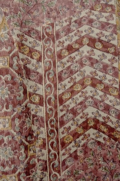 Photo6: Mint P0123Y Vintage Japanese kimono Reddish Purple HAORI short jacket for women / Silk. Phoenix (Grade A) (6)