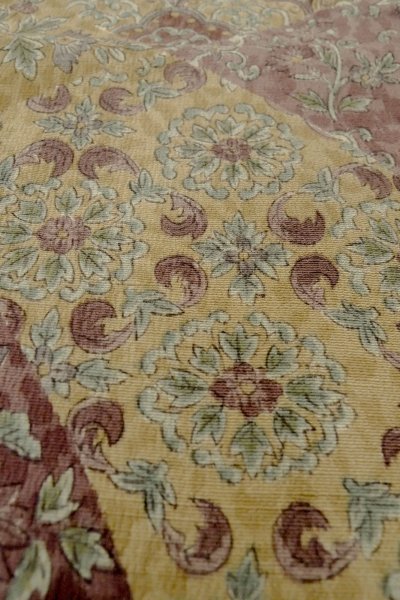 Photo8: Mint P0123Y Vintage Japanese kimono Reddish Purple HAORI short jacket for women / Silk. Phoenix (Grade A) (8)