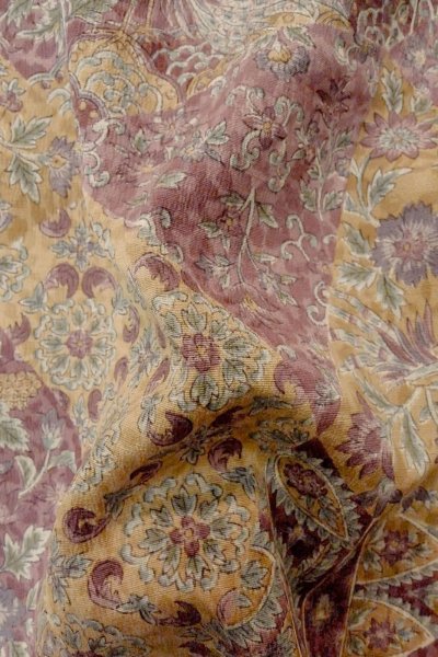 Photo11: Mint P0123Y Vintage Japanese kimono Reddish Purple HAORI short jacket for women / Silk. Phoenix (Grade A) (11)