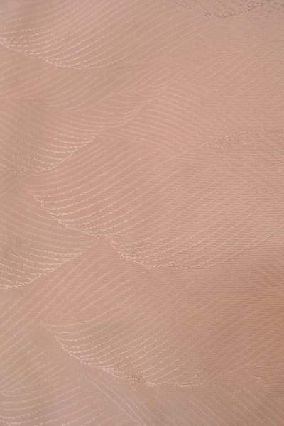 Photo3: P0124A Vintage Japanese kimono Pale Grayish Pink HAORI short jacket for women / Silk. (Grade D) (3)