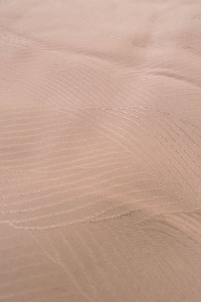 Photo6: P0124A Vintage Japanese kimono Pale Grayish Pink HAORI short jacket for women / Silk. (Grade D) (6)