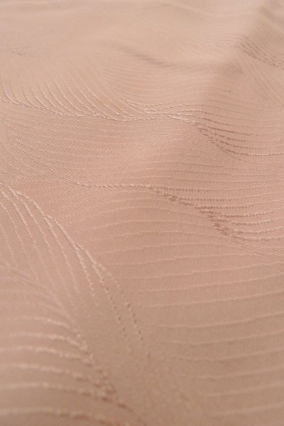 Photo8: P0124A Vintage Japanese kimono Pale Grayish Pink HAORI short jacket for women / Silk. (Grade D) (8)