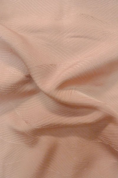 Photo10: P0124A Vintage Japanese kimono Pale Grayish Pink HAORI short jacket for women / Silk. (Grade D) (10)