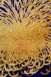 Photo7: P0206I Vintage Japanese Kimono  Vivid Purple  FUKURO OBI sash Chrysanthemum Silk. (Grade B) (7)
