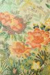 Photo8: P0206K Vintage Japanese Kimono  Shiny Off White  FUKURO OBI sash Flower Silk. (Grade A) (8)
