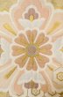 Photo6: P0206P Vintage Japanese Kimono  Light Gold  FUKURO OBI sash Flower Silk. (Grade B) (6)