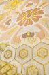 Photo10: P0206P Vintage Japanese Kimono  Light Gold  FUKURO OBI sash Flower Silk. (Grade B) (10)