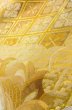 Photo13: P0206P Vintage Japanese Kimono  Light Gold  FUKURO OBI sash Flower Silk. (Grade B) (13)