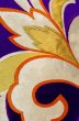 Photo6: P0207B Vintage Japanese Kimono  Vivid Purple  FUKURO OBI sash Arabesque vine Silk. (Grade C) (6)