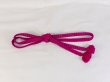 Photo1: Mint P0219XH Vintage Japanese Kimono Vivid Purplish Pink  OBIJIME decorative string/cord/rope   Silk. (Grade A) (1)