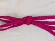Photo3: Mint P0219XH Vintage Japanese Kimono Vivid Purplish Pink  OBIJIME decorative string/cord/rope   Silk. (Grade A) (3)