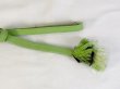 Photo4: P0219XI Vintage Japanese Kimono  Pale Green  OBIJIME decorative string/cord/rope  Zig Zag Silk. (Grade C) (4)