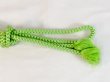 Photo4: P0219XL Vintage Japanese Kimono  Pale Yellowish Green  OBIJIME decorative string/cord/rope   Silk. (Grade B) (4)