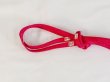 Photo2: P0219XM Vintage Japanese Kimono  Vivid Pink  OBIJIME decorative string/cord/rope  Triangle Silk. (Grade B) (2)