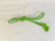 Photo1: P0219XN Vintage Japanese Kimono   Green  OBIJIME decorative string/cord/rope   Silk. (Grade B) (1)