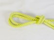 Photo2: P0219XQ Vintage Japanese Kimono  Light Yellowish Green  OBIJIME decorative string/cord/rope   Silk. (Grade C) (2)