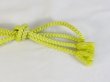 Photo4: P0219XQ Vintage Japanese Kimono  Light Yellowish Green  OBIJIME decorative string/cord/rope   Silk. (Grade C) (4)