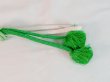 Photo4: Mint P0219XR Vintage Japanese Kimono  Light Green  OBIJIME decorative string/cord/rope   Silk. (Grade A) (4)