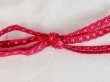 Photo3: P0219XV Vintage Japanese Kimono  Vivid Pink  OBIJIME decorative string/cord/rope  Abstract pattern Silk. (Grade A) (3)