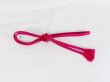 Photo1: P0219XX Vintage Japanese Kimono  Vivid Pink  OBIJIME decorative string/cord/rope  Geometrical pattern Silk. (Grade B) (1)